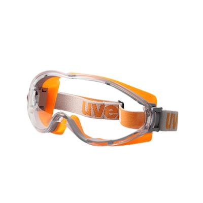 优唯斯UVEX ultrasonic 9002245 卓越涂层 内侧防雾 外侧防刮 镜框：橙色/灰色镜片：透明2-1.2 72副/箱